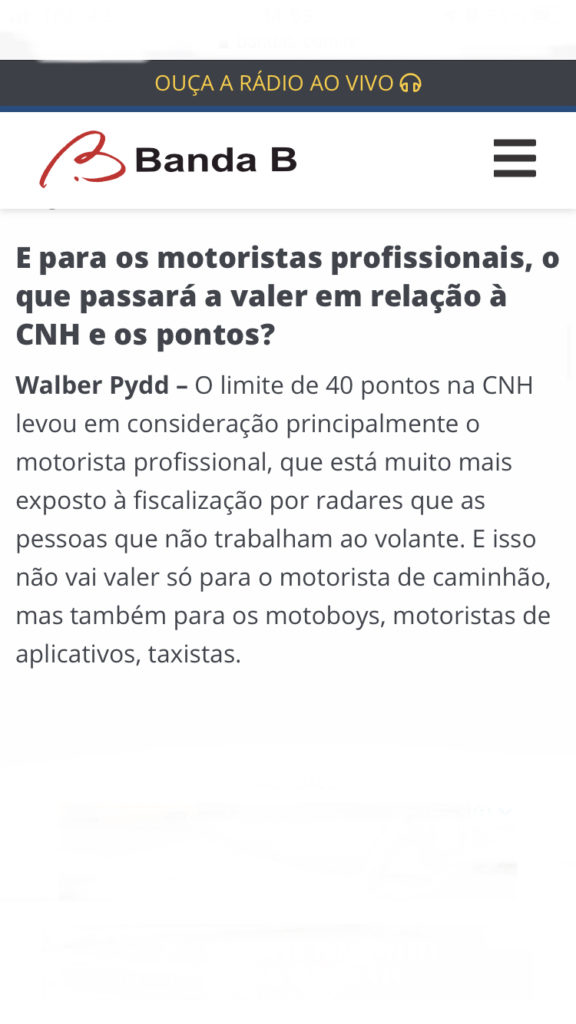 alterações do Código de Trânsito Brasileiro entrevista com especialista
