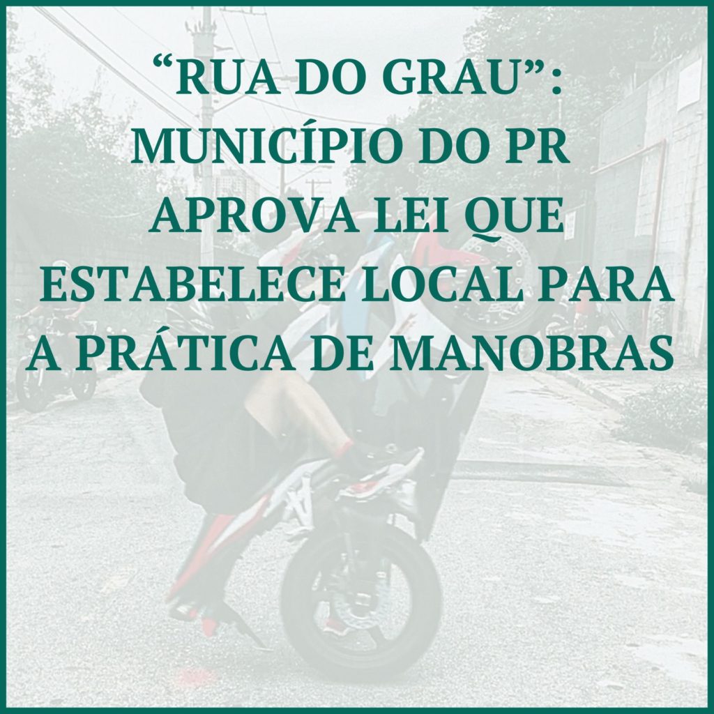 Empinar moto é crime de trânsito de acordo com a Lei nº 13.546