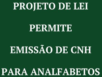 CNH ANALFABETOS