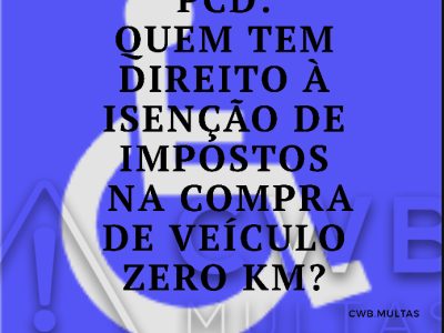 Isenção PCD