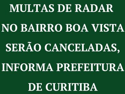 MULTAS BAIRRO BOA VISTA