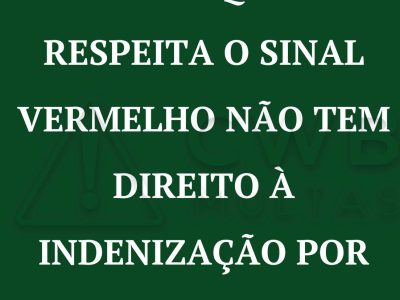 Pedestre SInal vermelho