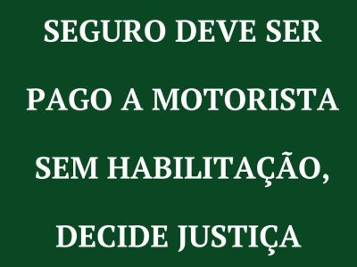 SEGURO MOTORISTA INABILITADO