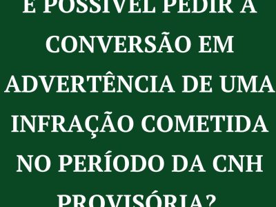 advertencia provisoria