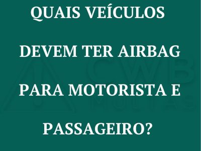 airbag motorista passageiros