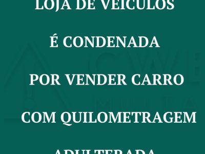 carro km adulterada